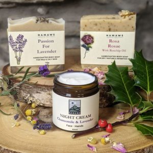 irish Floral Bouquet soap and night cream